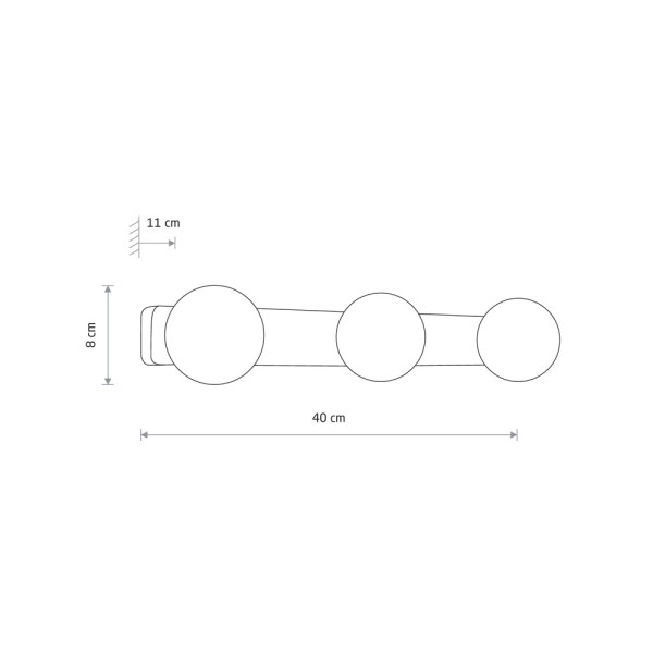 Бра, настенный светильник Nowodvorski 6951 Brazos G9 3x10W IP44 хром - фото №4