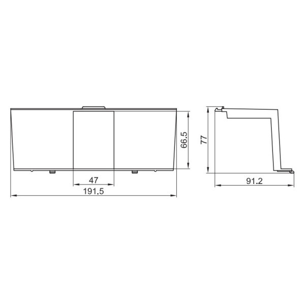 Суппорт для напольного лючка DKC 88203 12М - фото №1