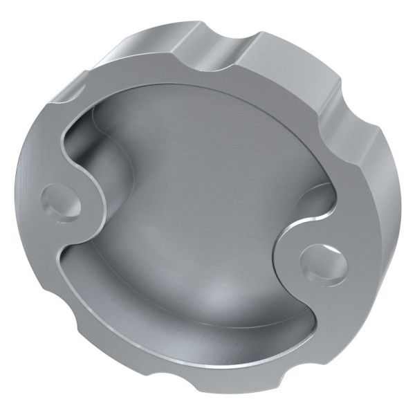 Заглушка Lumines для типа COSMO без отверстия серебро - фото №1