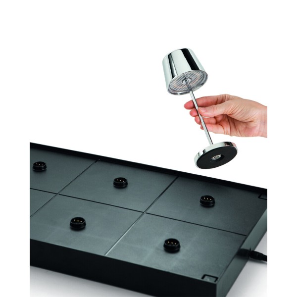 Основание для уличных настольных ламп Cute Ideal Lux 348377 Cute Charging Station IP20 Черный - фото №1