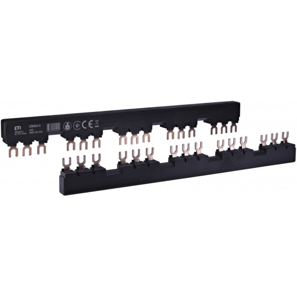 Ізольована з'єднувальна шина ETI IZM54-5 5хМРЕ до 40А (2921305)