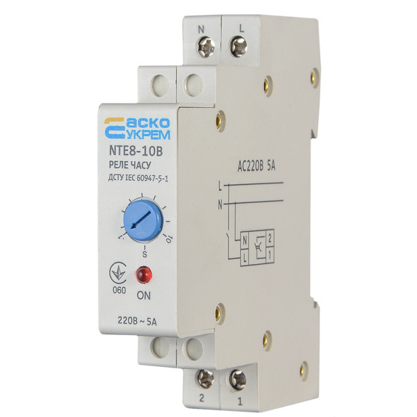 Реле часу Аско-Укрем NTE8-10В (A0090050002) - фото №2