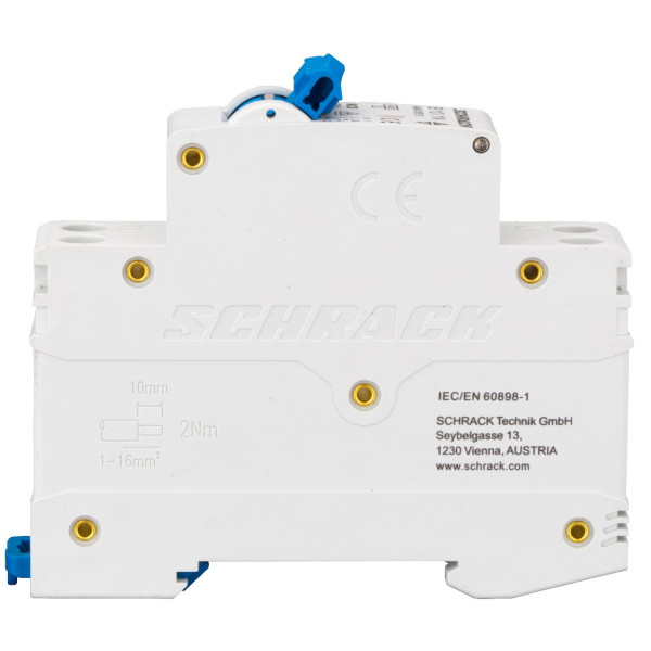 Автоматичний вимикач Schrack AM418520 4,5кА 20А 1P+N х-ка B - фото №3