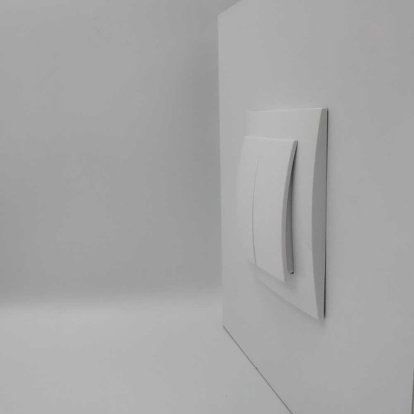 Вимикач Nilson Touran білий 2кл ( 24111003 ) - фото №2