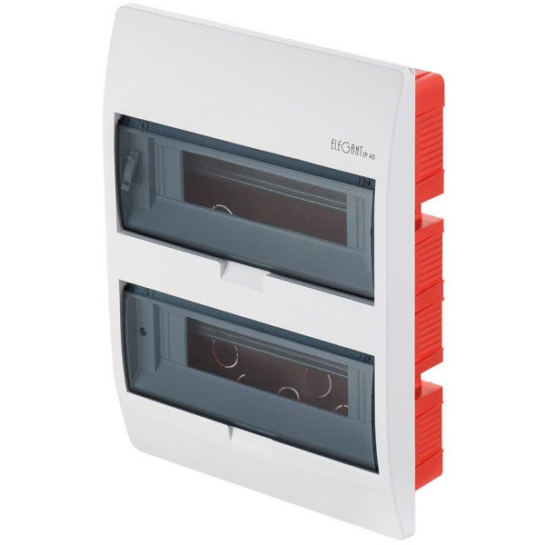 Вбудований щиток Elektro Plast 2415-01-RP 24м 2/12 (N+PE) ELEGANT IP40 (2415-01)