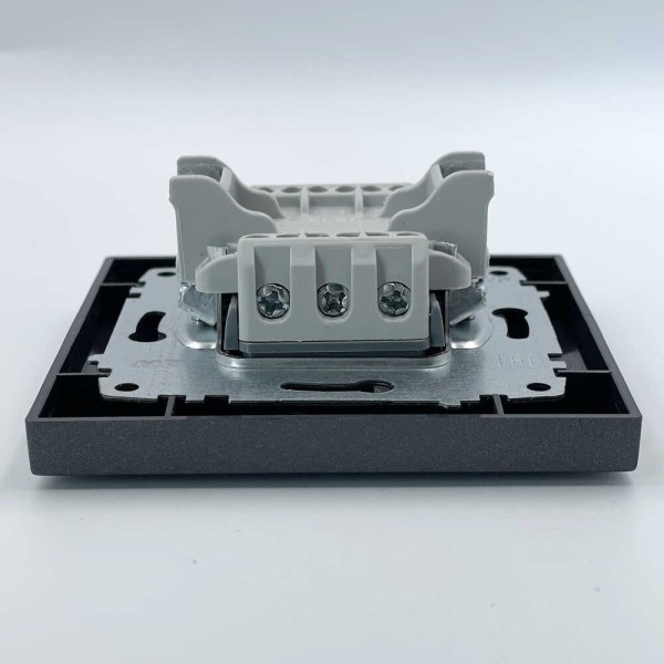 Выключатель EL-BI VEGA антрацит матовый 3-кл ( 510-016700-254 ) - фото №4