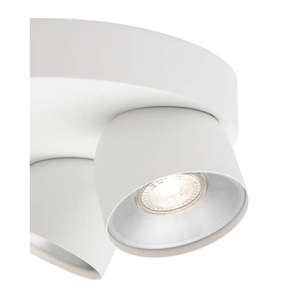 Світильник поворотний, спот Nordlux 2310420101 Pitcher GU10 3x10W IP20 білий - фото №4