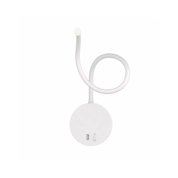 Бра, настінний світильник Kloodi WA-LIANA 500 Liana Led 1x3W 3000K 150Lm IP20 Wh - фото №2