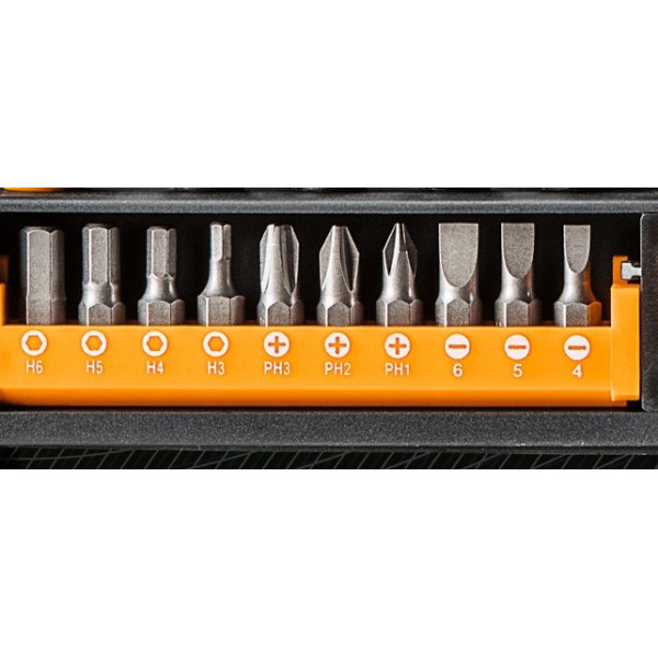 Набор отверток и насадок Neo Tools 04-210 (37шт) - фото №3