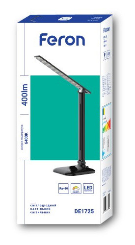 Світильник настільний Feron DE1725 9Вт чорний - фото №7