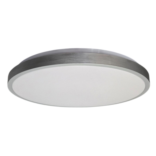 Матовий світильник Vestum RING 80Вт 480x60мм 3000К-6500К срібло