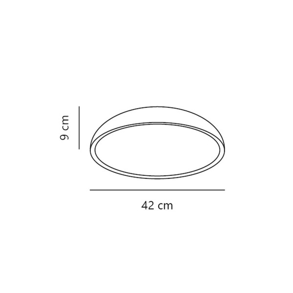 Світильник стельовий Nordlux 2610116001 Penelopa LED 1x36W 2700K/4000K 3200Lm IP20 білий - фото №4