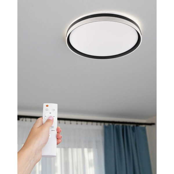 Люстра із пультом світлодіодна, стельовий світильник Goldlux 326683 Barbara 50 Led 1x72W 3000K-6000K 8000Lm IP44 Wh - фото №2