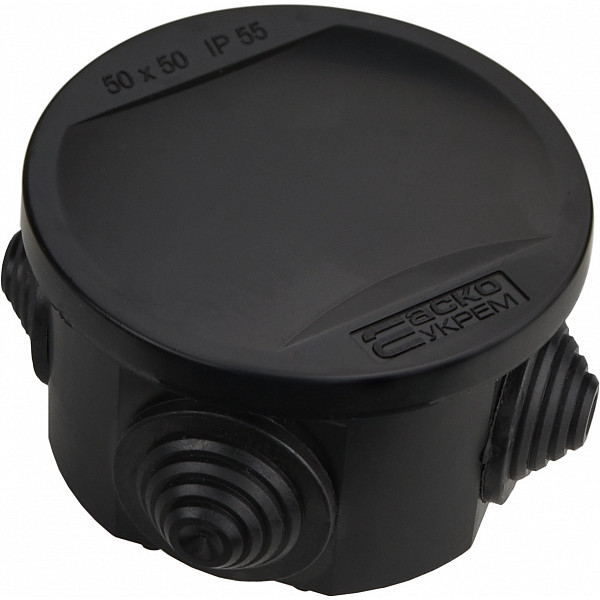 Розподільча коробка Аско-Укрем UAtmo Jet Black 50*50