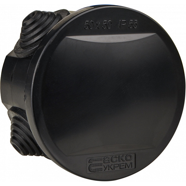 Розподільча коробка Аско-Укрем UAtmo Jet Black 50*50 - фото №3