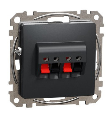 Аудіорозетка Schneider Electric Sedna Design & Elements чорна SDD114411