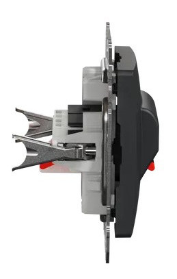 Аудіорозетка Schneider Electric Sedna Design & Elements чорна SDD114411 - фото №2
