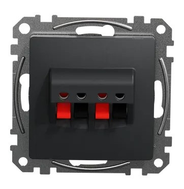 Аудіорозетка Schneider Electric Sedna Design & Elements чорна SDD114411 - фото №4