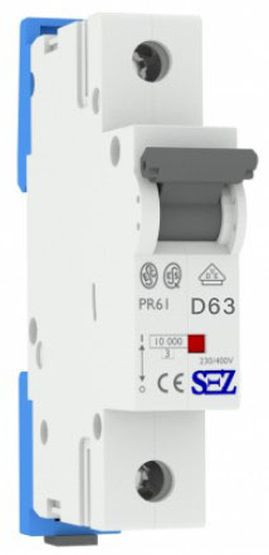 Однополюсный автомат SEZ 61 D 63А (PR61D63А)