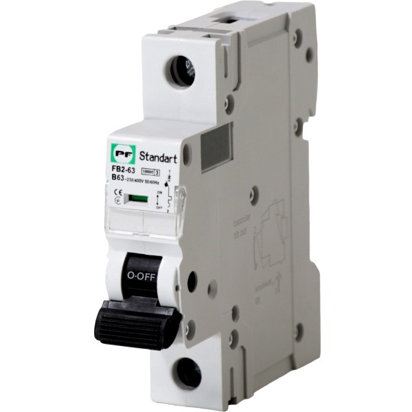 Автоматичний вимикач Promfactor STANDART FB2-63 1P B 63A 10кА (FB2B1163)