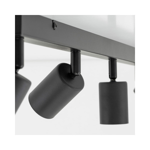 Світильник поворотний, спот TK Lighting 6177 Top GU10 4x10W IP20 Bk - фото №1