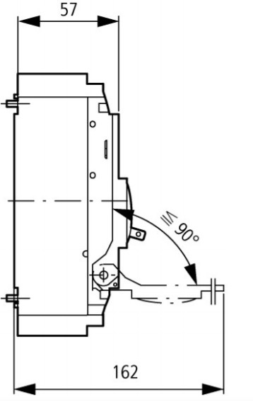 Автомат для захисту двигуна Eaton Moeller NZMN1-M100 - фото №2