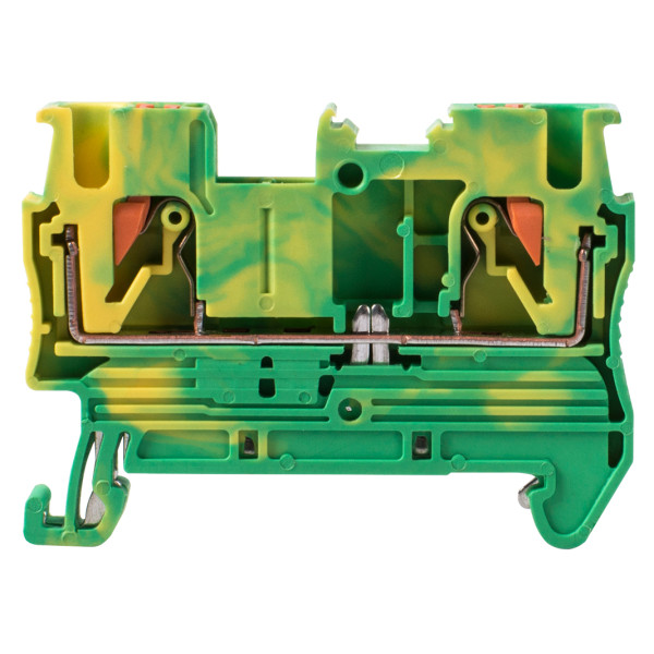 Наборная клеммная колодка заземления E.Next e.tc.z.din.spring.2,5 на DIN-рейке (s070013) - фото №2