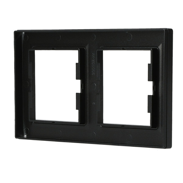 Рамка двойная антрацит Asfora, EPH5800271 - фото №3