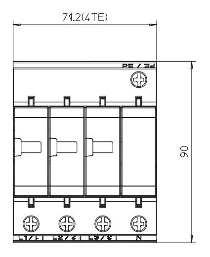 Ограничитель перенапряжений OBO Bettermann (5094463) Тип I+II V25-B+C 3+NPE - фото №2