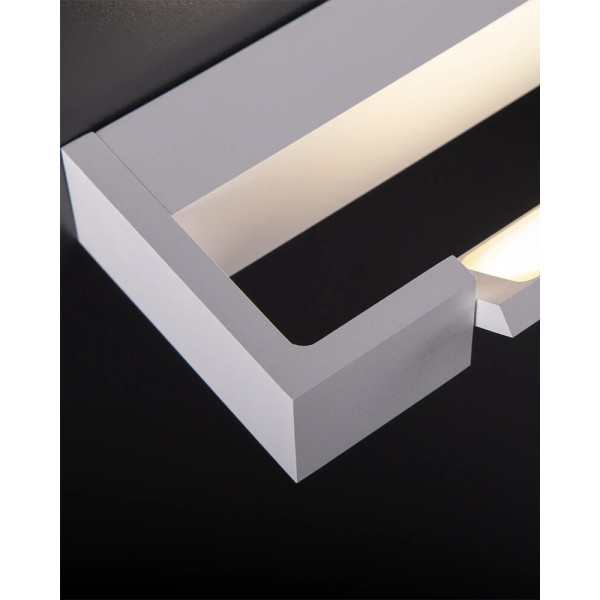 Бра, настінний світильник MJ-Light 17021 Zeon LED 1x18W 4000K 1700Lm IP20 білий - фото №1