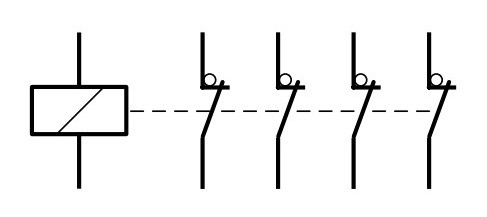 Контактор з ручним керуванням Hager ERC426 25A 4НЗ 230B - фото №1
