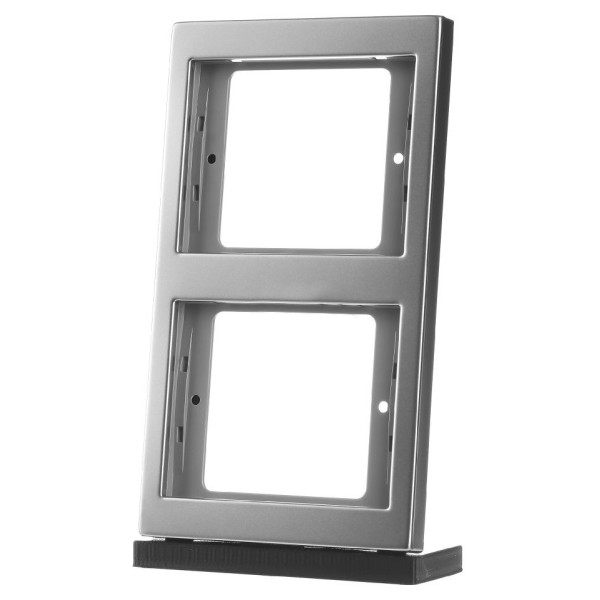 Рамка 2-місна, вертикальна, нержавіюча сталь Berker K.1 - фото №1
