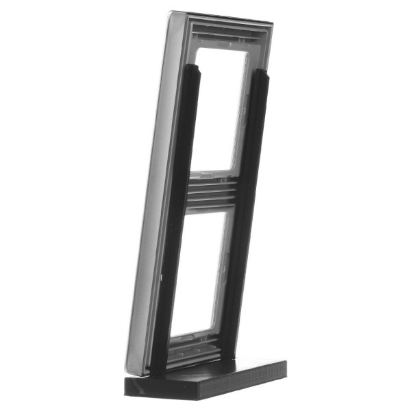 Рамка 2-місна, вертикальна, нержавіюча сталь Berker K.1 - фото №3