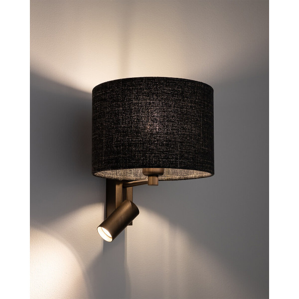 Бра, настенный светильник Nowodvorski 11661 Amarela A E27+GU10 (R35) 10W+10W IP20 графитовый - фото №1