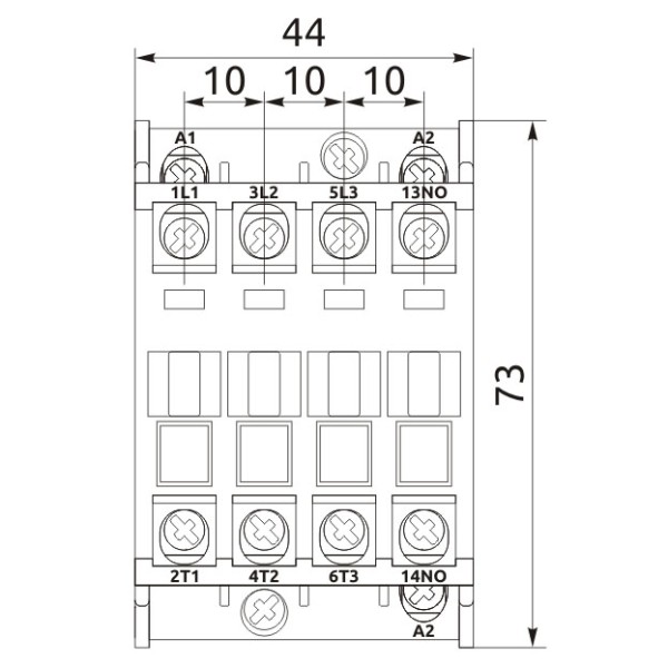 Магнитный пускатель Promfactor FC-1/12А 1NO AC110В (FC10012110) - фото №1