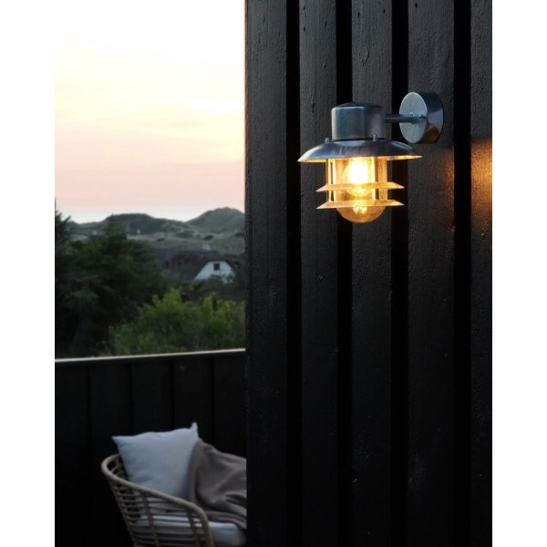 Вуличний світильник Nordlux 25051031 Blokhus E27 1x60W IP54 сріблястий - фото №1