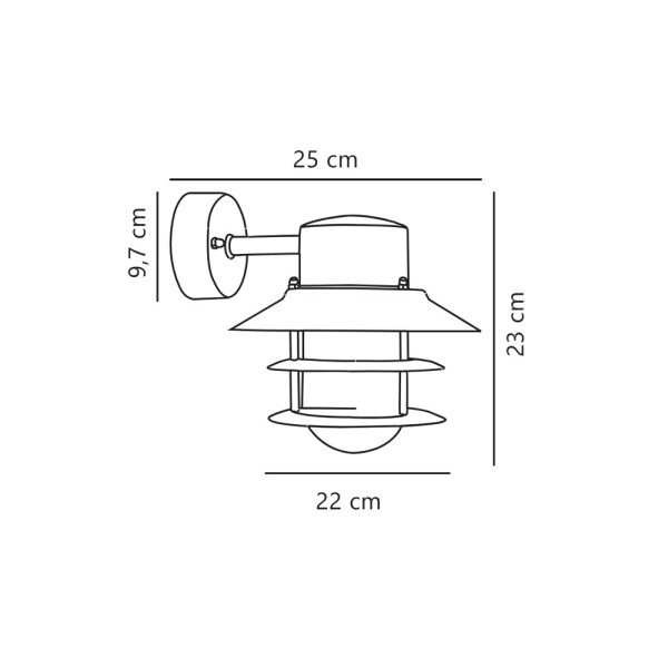 Вуличний світильник Nordlux 25051031 Blokhus E27 1x60W IP54 сріблястий - фото №3