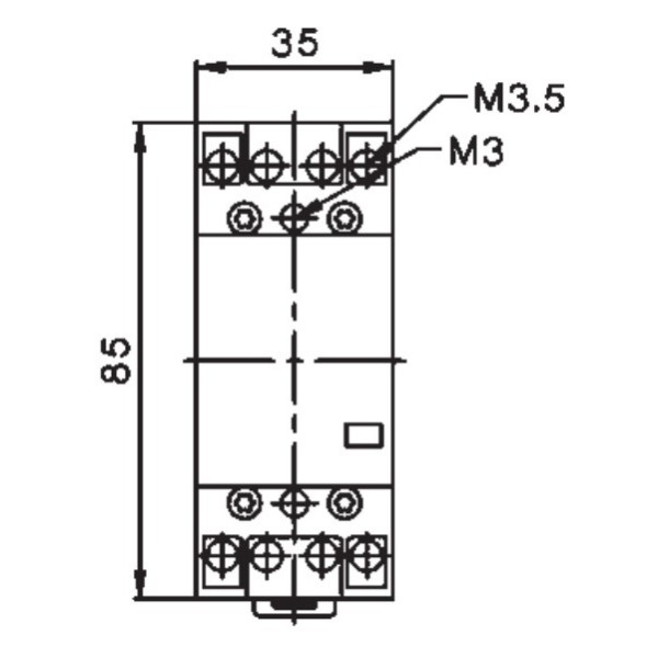 Контактор ETI 002462310 R 25-40 230V AC 25A (AC1) - фото №1