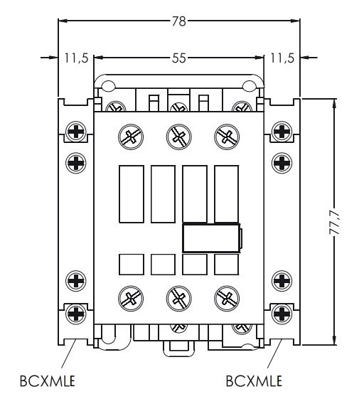 Контактор ETI 004647104 CEM 40.00 400V AC - фото №1