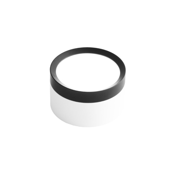 Cветильник точечный накладной VEGAS GX53 IP20 круг белый+черный Violux ( 340301 )