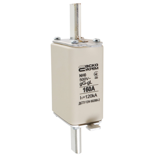 Запобіжник Аско-Укрем NH0 160A gG (A0050010026) - фото №1