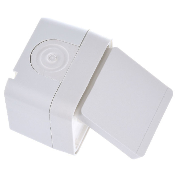 Розетка с з/к IP55, полярная белизна, 16А/250В W.1 - фото №5