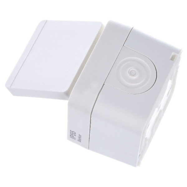 Розетка с з/к IP55, полярная белизна, 16А/250В W.1 - фото №6