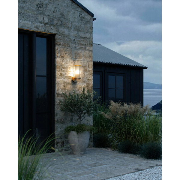 Вуличний світильник Nordlux 2218281035 Linton E27 1x15W IP54 латунний - фото №1