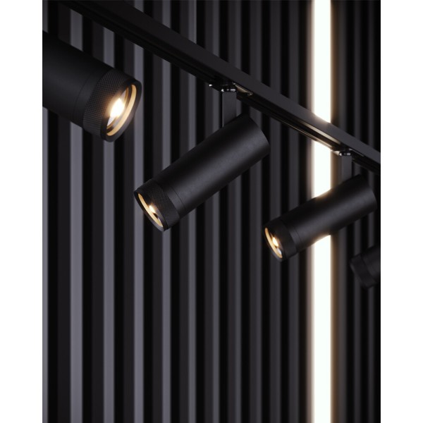 Трековий світильник Kloodi KD-FOCUS 10W 4K BK LED 800Lm IP20 чорний - фото №1