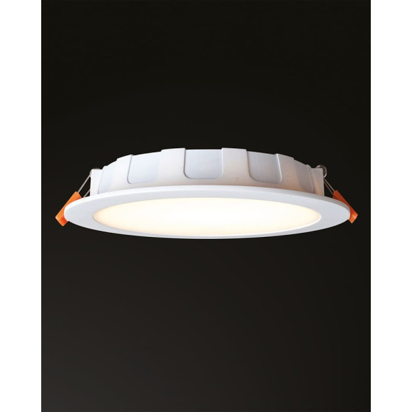 Точечный светильник Nowodvorski 8775 Kos LED 1x24W 3000K 2200KLm IP44 Белый - фото №1