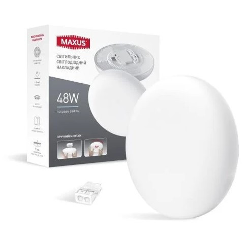 Світильник Maxus SP Surface 48Вт 4100K Circle (1-MSP-4841-CS) - фото №2