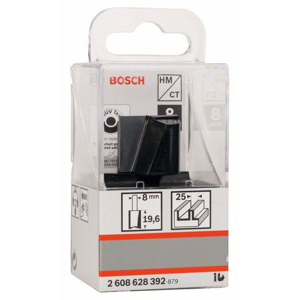 Пазова фреза Bosch Std S8/D25/L20 - фото №1