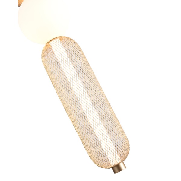 Подвесной светильник, люстра Zuma Line 5905316668225 Sarr LED 1x27W 3000K–5700K 3200Lm IP20 золотой - фото №4