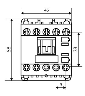 Мініконтактор Аско-Укрем ПМ 0-06-10 D7 42В LC1-K0610 (A0040010145) - фото №4
